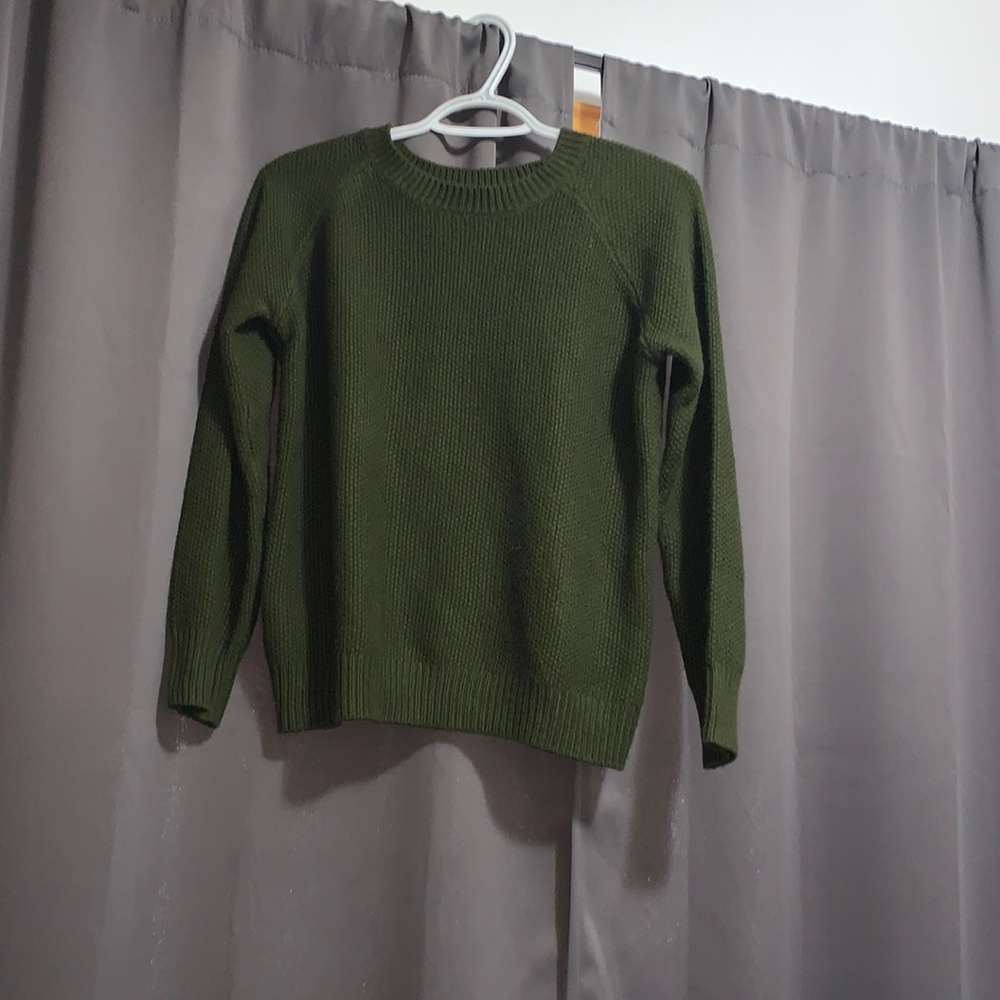 Green sweater